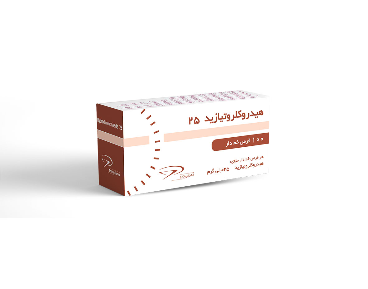 هیدروکلروتیازید 25